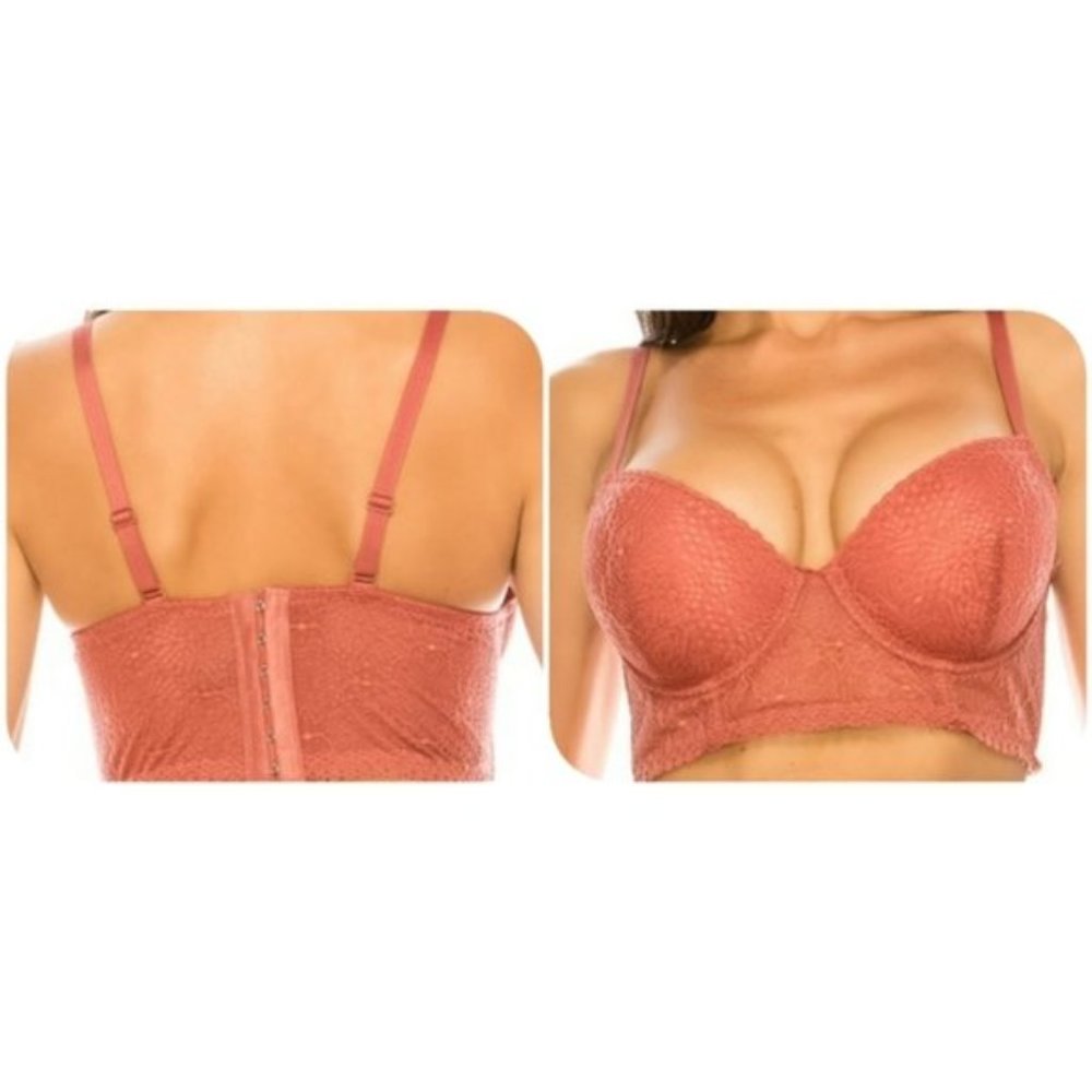 NWT Bra Underwire Lace Longline